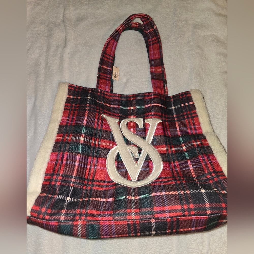 Plaid Victorias Secret  Tote Bag